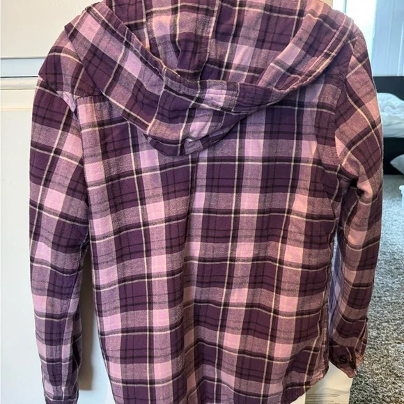 Boston Traders Purple Plaid Sherpa Jacket - Picture 3 of 3